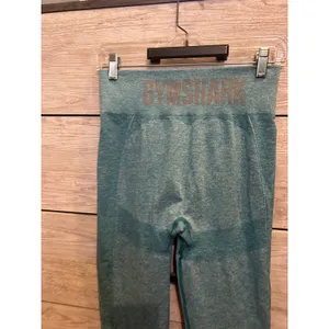 Gymshark Vital Seamless Leggings Teal Marl High Waisted Activewear Womens Large thumbnail 6