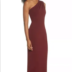 Katie May Angelina Crepe Column Bordeaux thumbnail 2