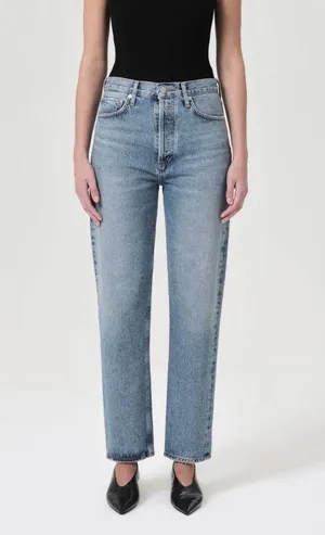 AGOLDE-90’s Pinch High Rise Blue Jeans Size 26 thumbnail 1