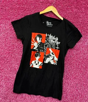 Black Butler Ciel Sebastian & Grell Anime Women’s Tee M thumbnail 3