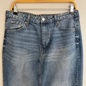 Denim & Co Maxi Pencil Denim Skirt NWOT thumbnail 9