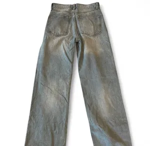 ZARA Light Blue Straight Leg High-Rise Jeans thumbnail 2