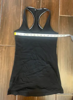 Lululemon black athletic tank racer‎ back Lulu thumbnail 1