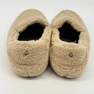 OluKai Nohea Heu Slipper Women Size 7 Tan Beige Sherpa Moccasin 20459 Cozy thumbnail 4