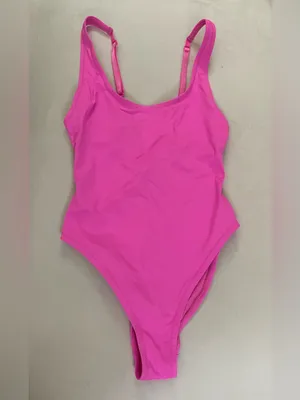 Skims NWOT Scoop Neck One-Piece Swimsuit - Pink Size S thumbnail 2