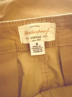 Weatherproof Vintage Wide Leg Stretch‎ Corduroy Pants Sz.8 NWT thumbnail 5