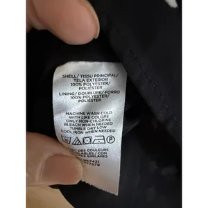 Ann Taylor Blouse Black S Women Floral Tie Neck LayeringSleeveless Office Casual thumbnail 4
