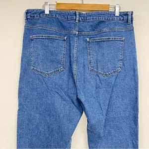ASOS Curve High Rise Mom Jeans Womens 18 Blue Denim 90s Style Classic Zip Fly thumbnail 6