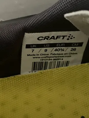 Craft Pro Endurance Distance Women’s Size 9 Grey and yellow Running Shoes thumbnail 6