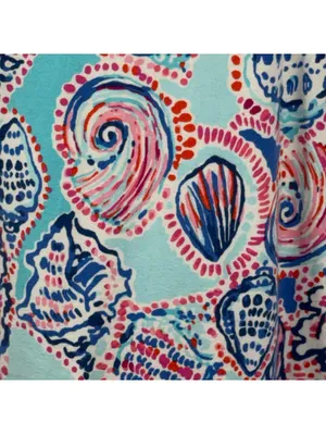 Lilly Pulitzer Seashell Print Sleeveless Shift Dress Women’s Large Coastal thumbnail 4
