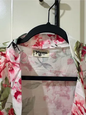 Show me Your MuMu Brie Robe Pink Floral Robe thumbnail 4
