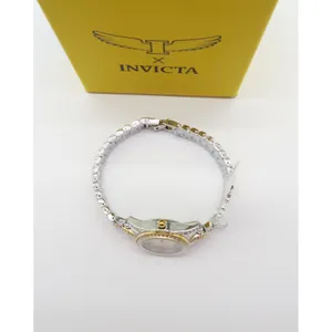 Invicta Wildflower Women's 32mm Two Tone Silver Gold Crystal Accented New In box thumbnail 4