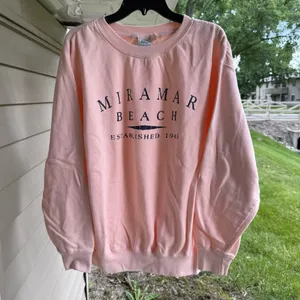 Women’s Miami Apparel Crewneck Pale Pink Sweatshirt thumbnail 2