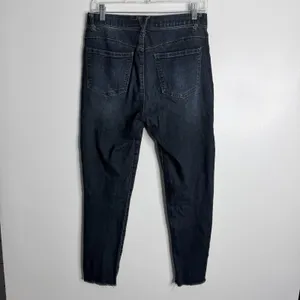 Democracy Ab Technology Blue Distressed Jean Raw Hem Size 6 Stretch‎ Casual thumbnail 3