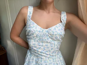 Blue and White Princess Polly Dress thumbnail 2