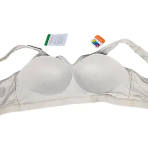 Warners Cloud 9 Wireless Bra RM1041A Tan Beige Large Easy Size Comfort Back thumbnail 3
