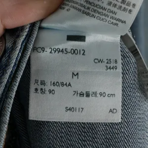 Levis Denim Jean Trucker Jacket Womens‎ Medium Blue Light Wash thumbnail 8
