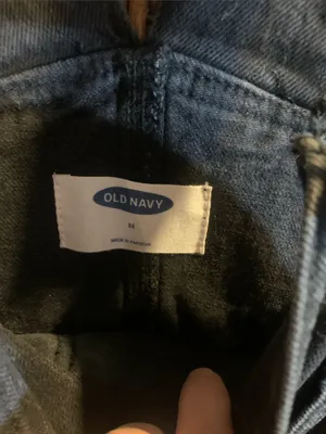 Old Navy Faded Look Overalls Size 16 thumbnail 3