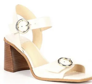 Alex Marie Quinna Cream Block Heel Sandal.Size 6 thumbnail 1