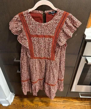 Madewell Flutter-Sleeve Mini Dress in a "Cottage Garden" floral pattern medium thumbnail 1
