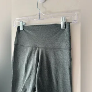 Aerie Chill Play Move‎ Biker Yoga Shorts Heather Green thumbnail 2