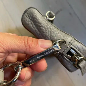 Alexander Wang $595 Fumo Pebbled Lambskin Wristlet, Oyster Grey, NWOT thumbnail 3