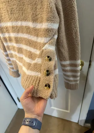 Tan Sweater Pullover thumbnail 2
