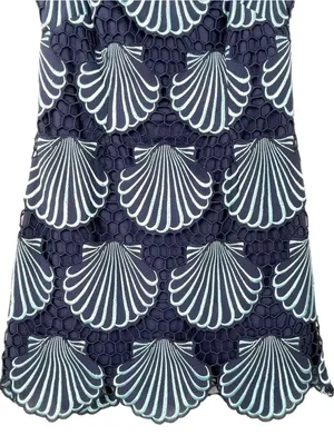 Lilly Pulitzer Navy & Light Blue Shell Dress, Size 00 thumbnail 3