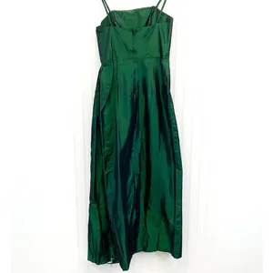 VTG 80s‎ Alyce Design Womens 10 Emerald Green Gown Dress Formal Holiday Prom thumbnail 6