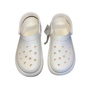 Crocs Stomp Slip on Clogs Chalk White Platform Size 10 Chunky Sole Comfort NWT thumbnail 2