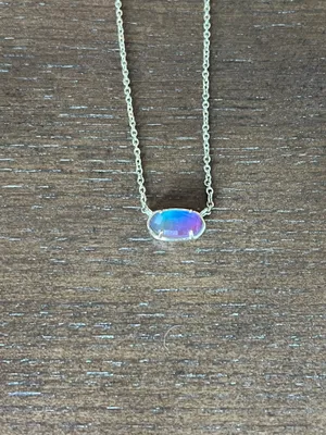 Kendra Scott Elisa Gold Necklace Dichroic Glass thumbnail 2