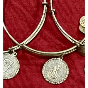 Alex and Ani Set/3 Silver FSU Bangle Bracelets - Florida State Seminoles thumbnail 3