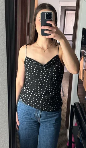 ASTR Polka Dot Tank Top thumbnail 1