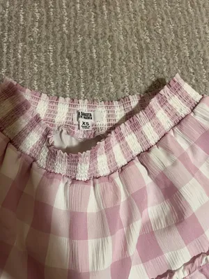 Steve Madden Purple Checkered Skirt Set thumbnail 5