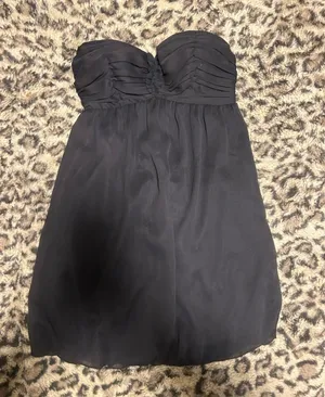 Vintage GUESS Strapless Ruched Bodice Dress thumbnail 1