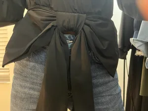 Black Shirt With Ribbon thumbnail 2