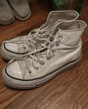 White Converse Platform thumbnail 1