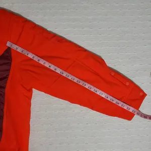 Free People FP Movement Climber Orange Fleece Oversized Jacket‎ Size L thumbnail 8