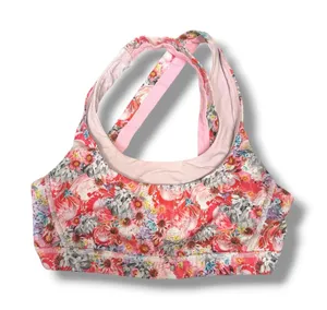 Lululemon Energy Bra 6 Spring Has Sprung Multi Floral Strappy Sports Bra thumbnail 1