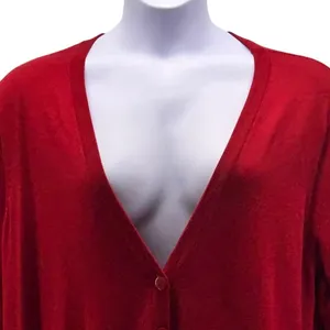 Ulla Popken Cardigan Sweater Red 16‎ Or 18 thumbnail 3