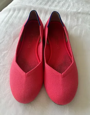 Rothy's Flats Round Toe Coral thumbnail 1