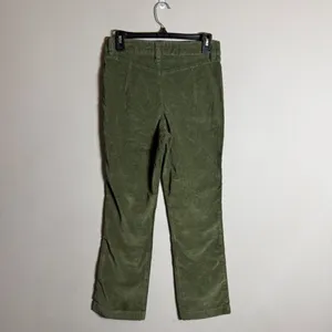 Free People High Time Velvet Kick Flare Pants Women's 6 Chive Green Festival NWT thumbnail 6