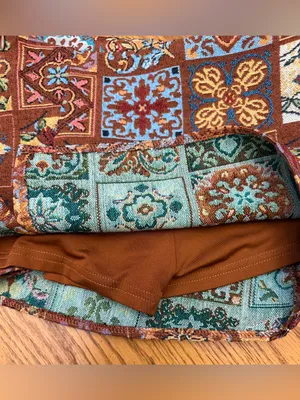 Cider Jacquard Low Rise Tapestry Split Mini Skort thumbnail 4