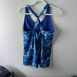 Lululemon Kanto Catch Me Tank Windy Blooms Sapphire thumbnail 5