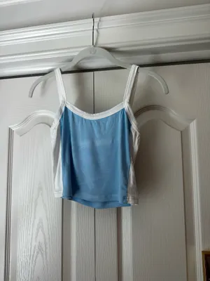 Blue and white tank top thumbnail 3