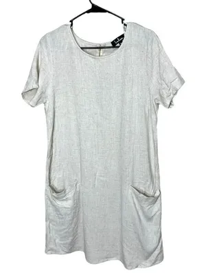 Lulus Linen Blend‎ Dress Size Medium thumbnail 1