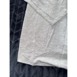 Lululemon Womens Coast‎ Easy Wrap Jacket Gray Heather Full Zip Size 6 thumbnail 5
