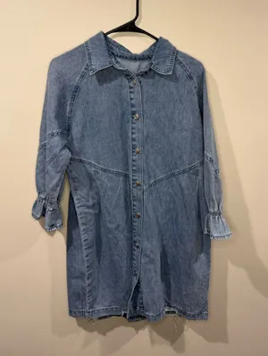 Denim Dress Blue thumbnail 1