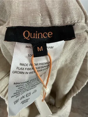 NWT Quince 100% European Linen Pants in Flax Size Medium thumbnail 10