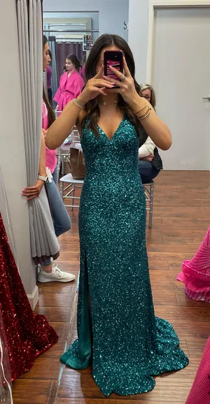 Aleta Prom Dress Blue Size 2 thumbnail 1